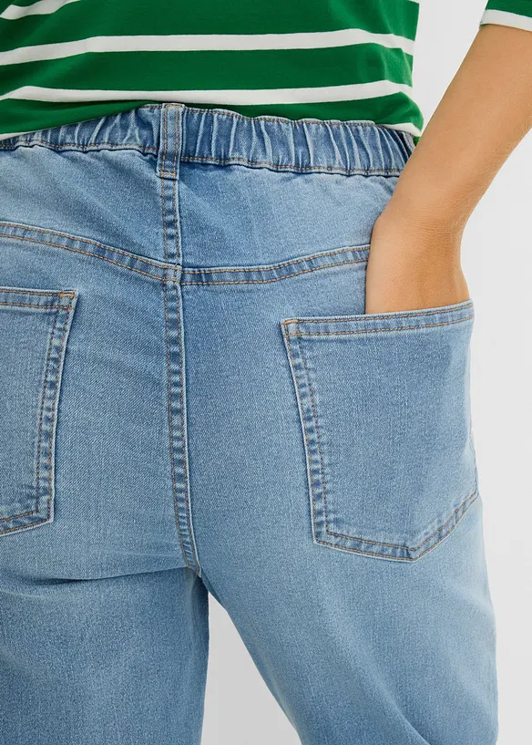 Mom-jeans High Waist cropped, bonprix
