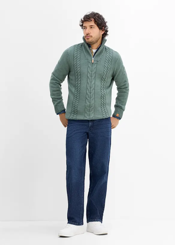 Loose Fit-jeans med stretch, Straight, bonprix