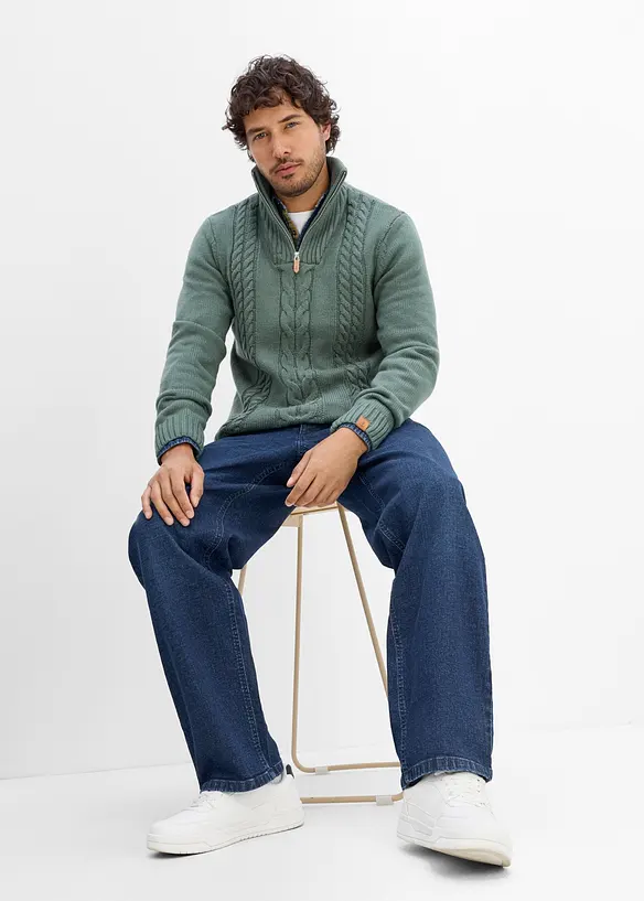 Loose Fit-jeans med stretch, Straight, bonprix