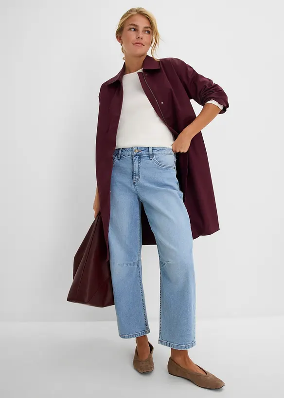 Barrel jeans Mid waist, bonprix