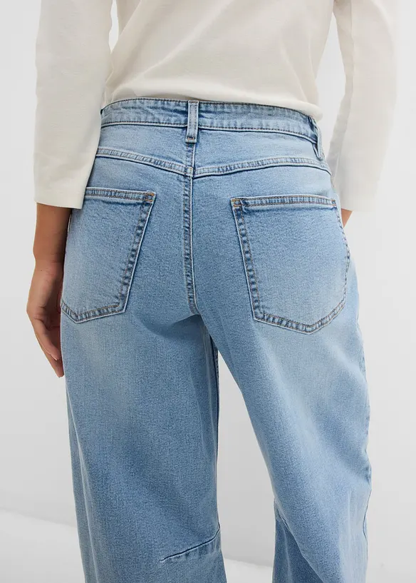 Barrel jeans Mid waist, bonprix