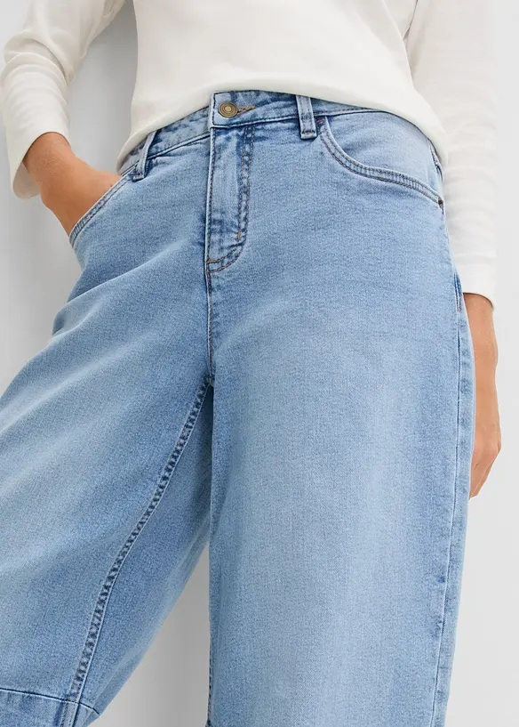Barrel jeans Mid waist, bonprix