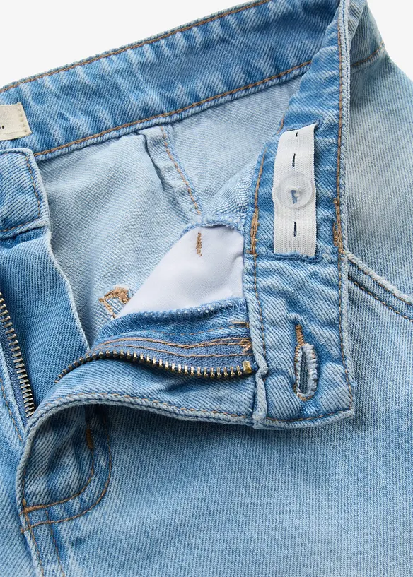 Lett jeans-bermudashorts Mid Waist, bonprix