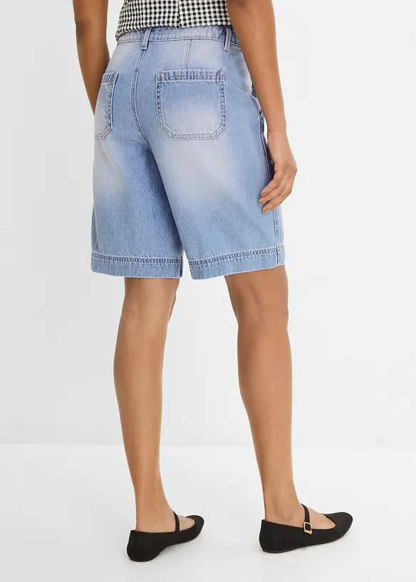 Lett jeans-bermudashorts Mid Waist, bonprix