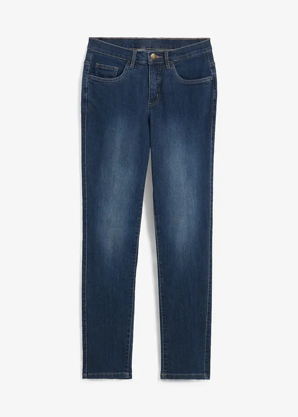 Straight jeans mid waist, stretch, bonprix