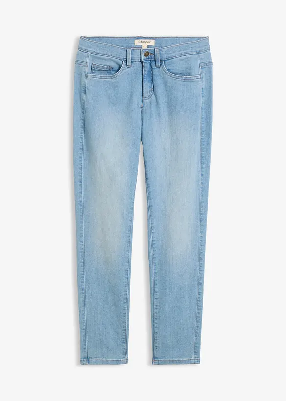 Straight jeans mid waist, stretch, bonprix