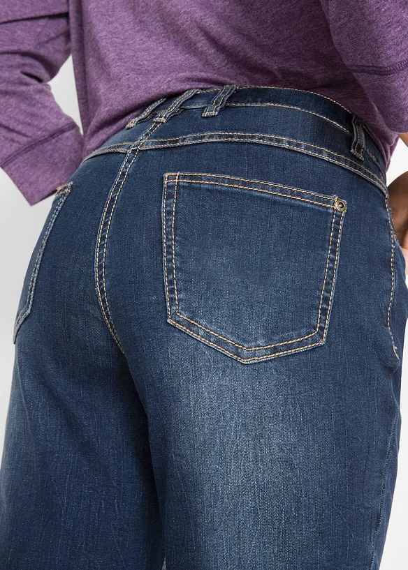 Straight-jeans Mid Waist, Stretch, bonprix