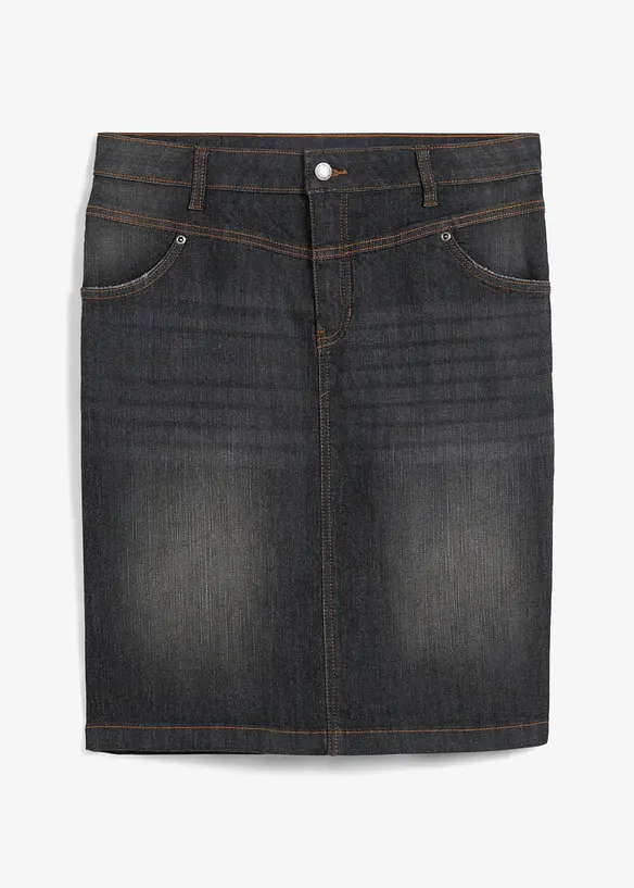 Stretch-jeansskj&oslash;rt, bonprix