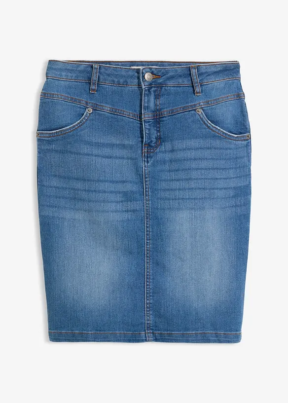 Stretch-jeansskj&oslash;rt, bonprix