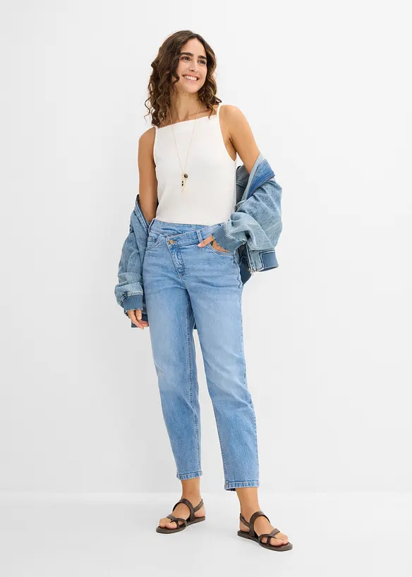 Mom-jeans High Waist, cropped, bonprix