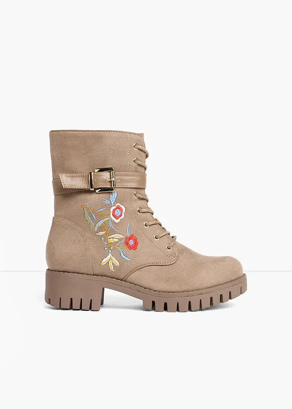 Sn&oslash;reboots med broderier, bonprix