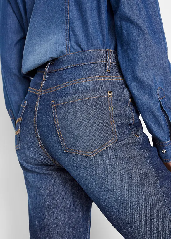 Varmende bootcut-jeans High Waist, bonprix