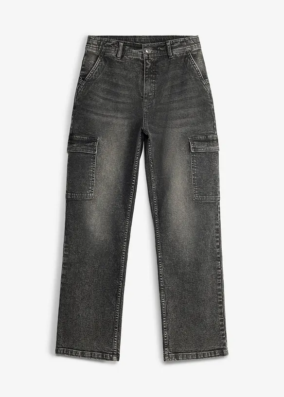 Vide cargojeans Mid waist, bonprix
