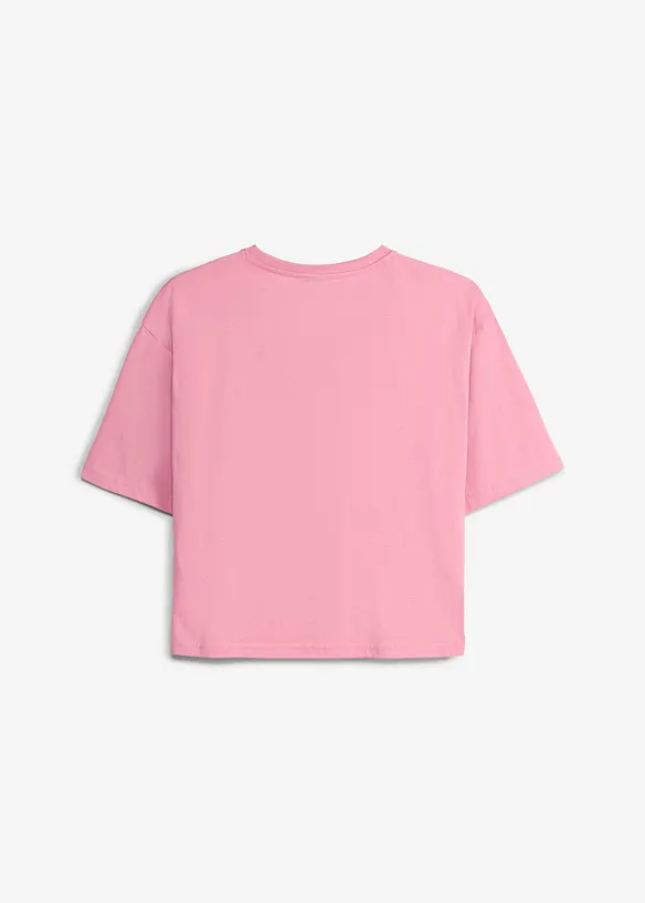 Oversized topp i 100% &oslash;kologisk bomull, bonprix
