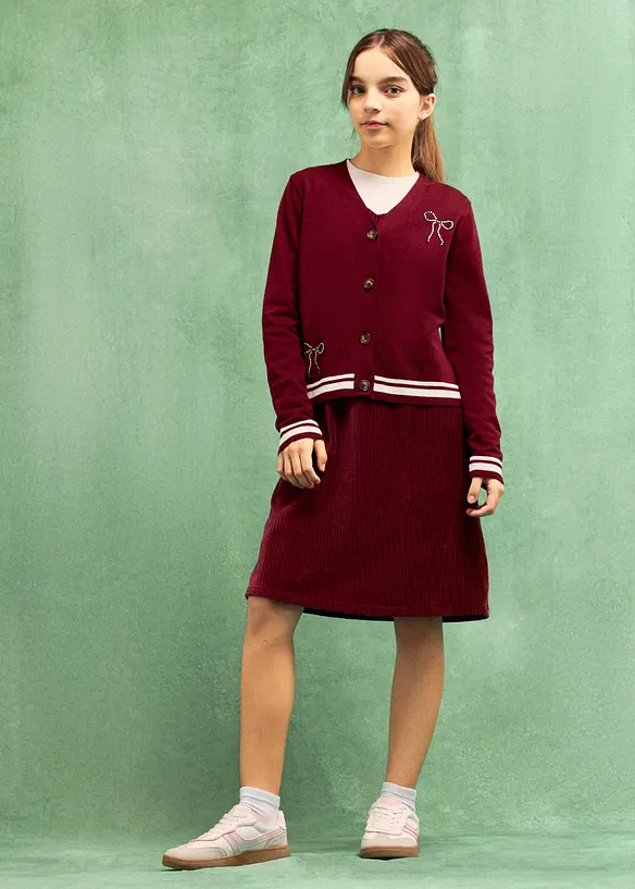 Cardigan i viskosemiks, bonprix