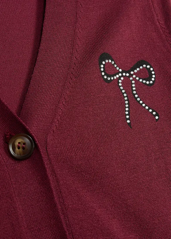 Cardigan i viskosemiks, bonprix