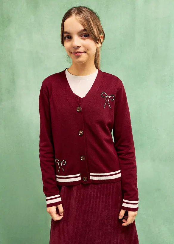 Cardigan i viskosemiks, bonprix