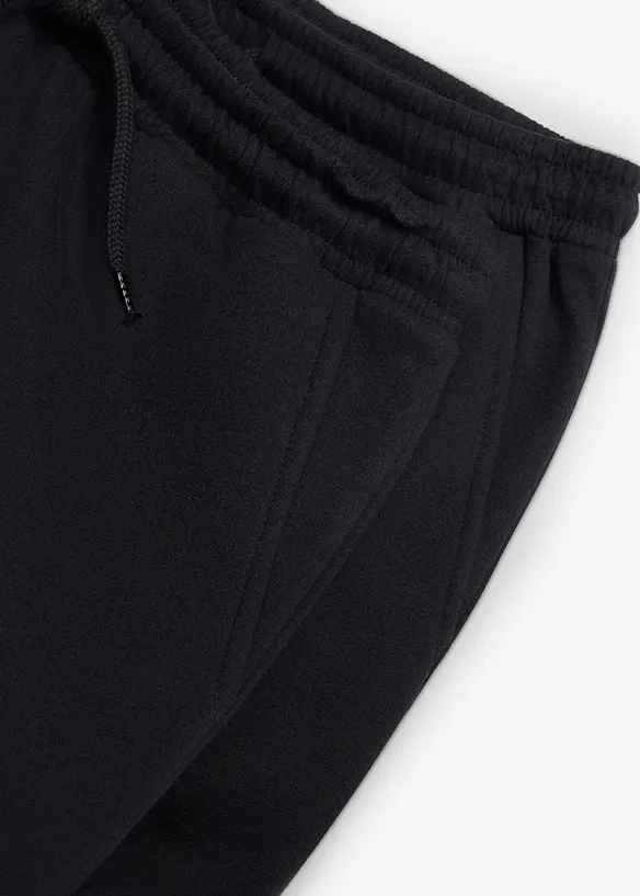 Joggebukse i vid passform med myk, &oslash;kologisk bomull (2-pack), bonprix
