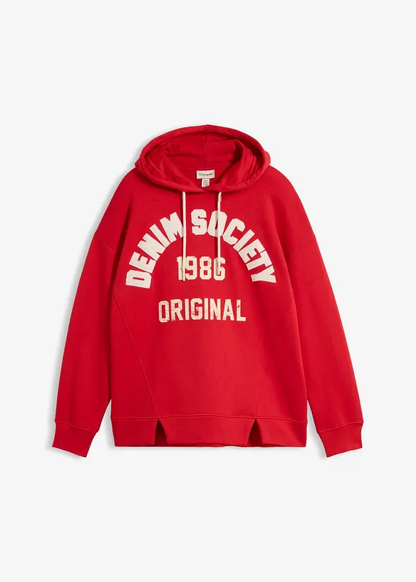 Oversized hettegenser i 100% bomull, bonprix