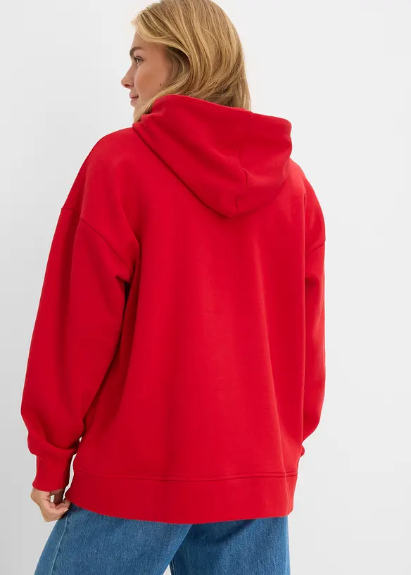 Oversized hettegenser i 100% bomull, bonprix