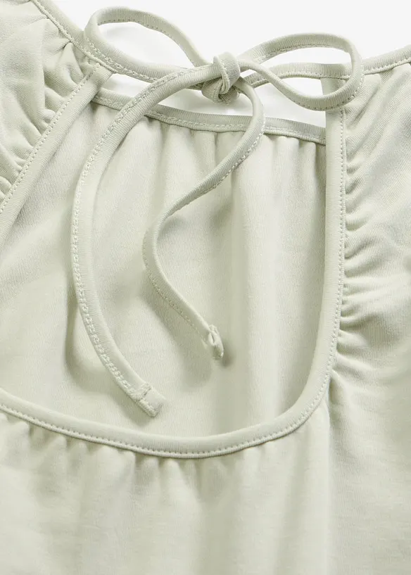 Oversized topp av &oslash;kologisk bomull, bonprix