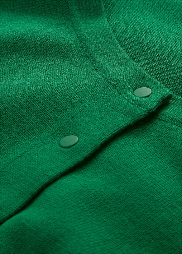 Finstrikket cardigan i myk viskosemiks, bonprix
