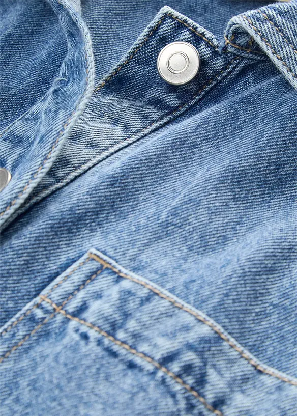Denimskjorte i 100% bomull, bonprix