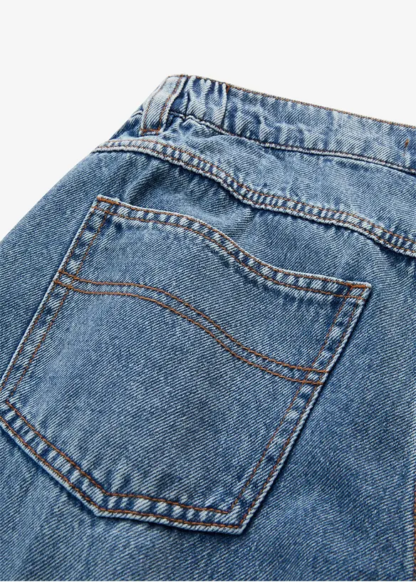 Wide leg-jeans, Mid waist, bonprix