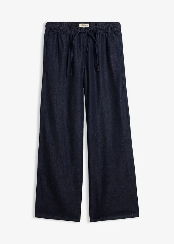 Lett Wide leg-jeans, Mid Waist, bonprix