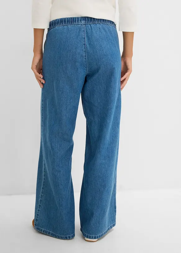 Lett Wide leg-jeans, Mid Waist, bonprix