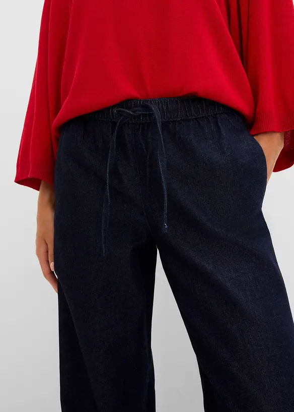 Lett Wide leg-jeans, Mid Waist, bonprix