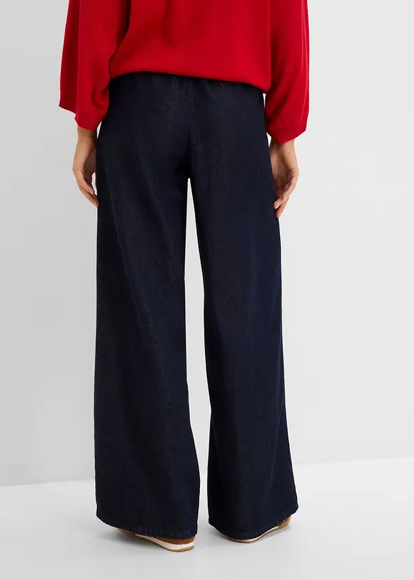 Lett Wide leg-jeans, Mid Waist, bonprix