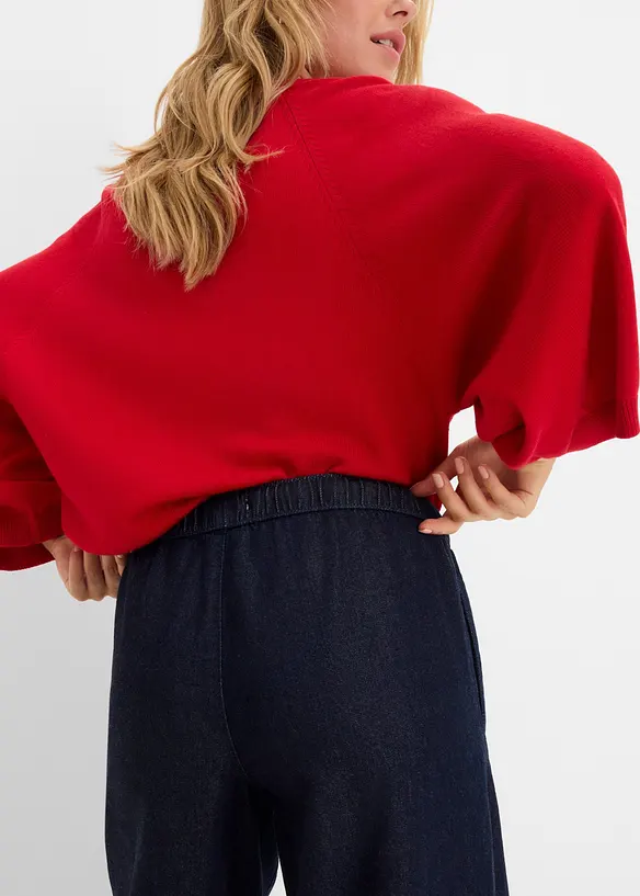 Lett Wide leg-jeans, Mid Waist, bonprix