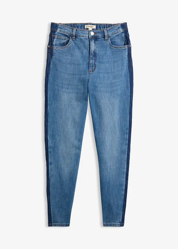 Mom-jeans High Waist cropped, bonprix