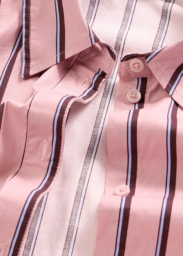 Skjortebluse av bomullsmiks, bonprix