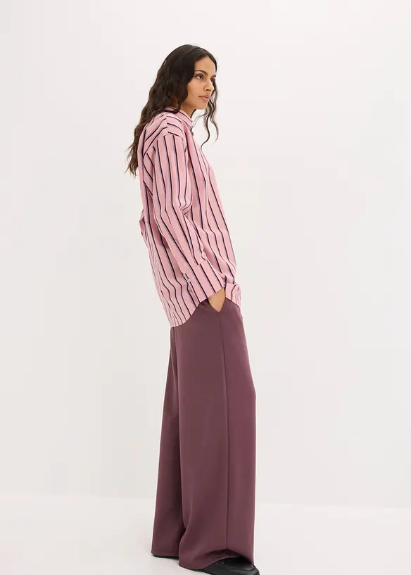 Skjortebluse av bomullsmiks, bonprix