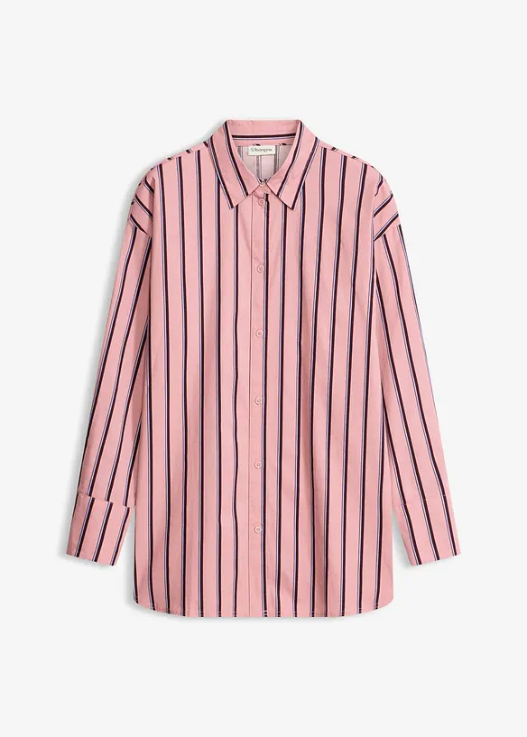 Skjortebluse av bomullsmiks, bonprix