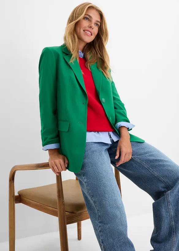 Blazer i viskosemiks, bonprix