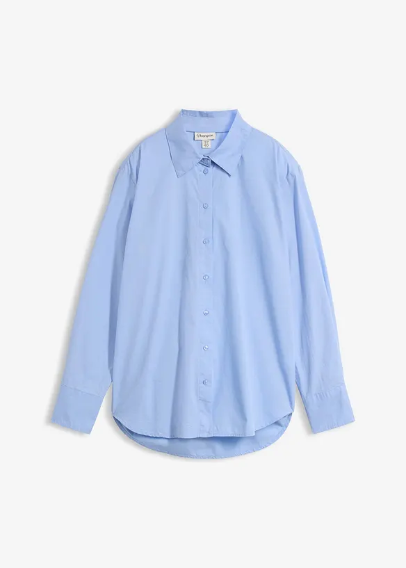 Skjortebluse i 100% bomull, bonprix