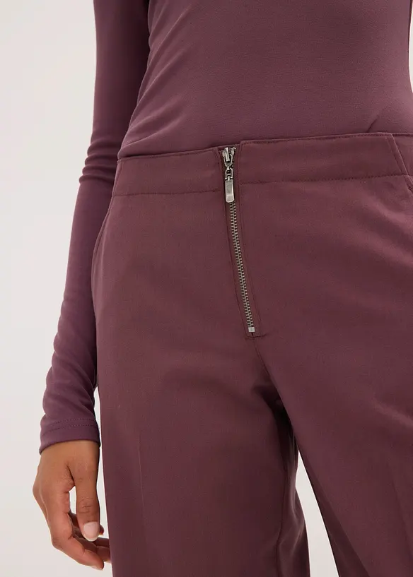 Bukse med legg og glidel&aring;s, bonprix
