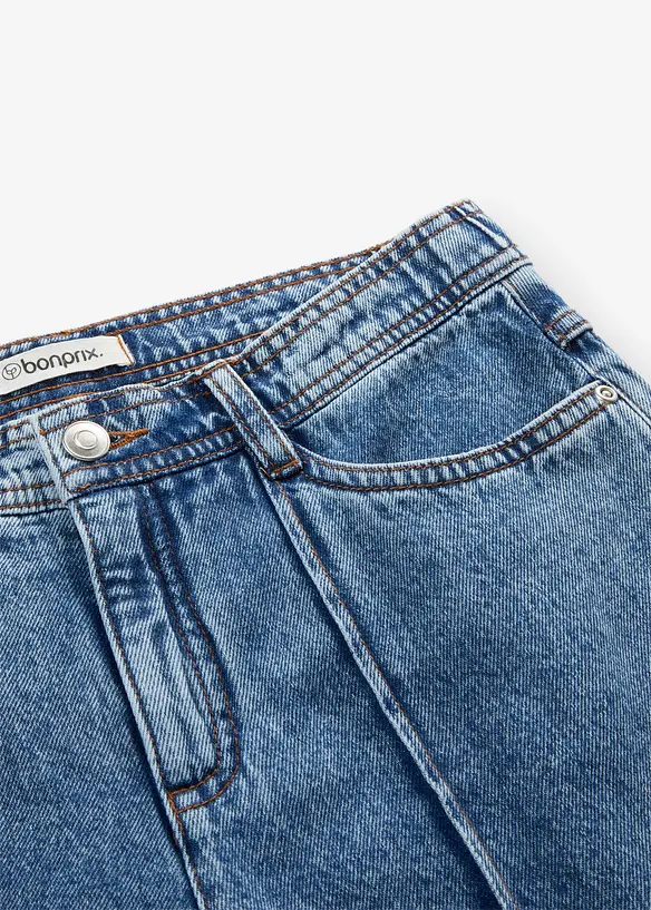 Wide leg-jeans, Mid waist, bonprix