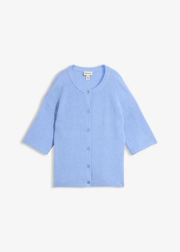 Vid cardigan i myk ullmiks, bonprix