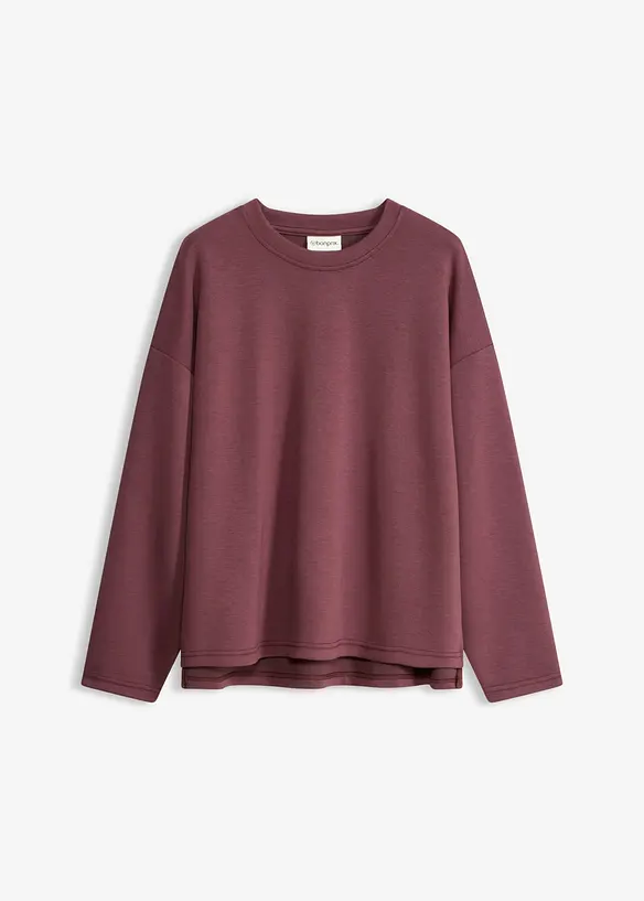 Oversized scuba-topp av viskosemiks, bonprix