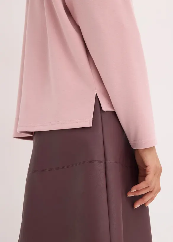Oversized sweatshirt av viskosemiks, bonprix