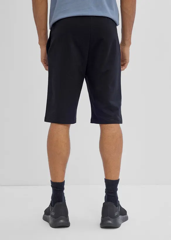 Sweat bermudashorts i 100% &oslash;kologisk bomull, bonprix