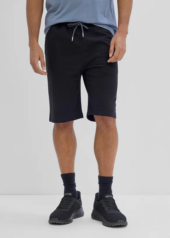 Sweat bermudashorts i 100% &oslash;kologisk bomull, bonprix