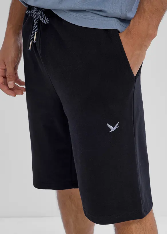 Sweat bermudashorts i 100% &oslash;kologisk bomull, bonprix