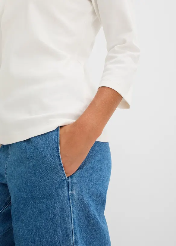 Topp i formstabil, 100% &oslash;kologisk bomull, bonprix