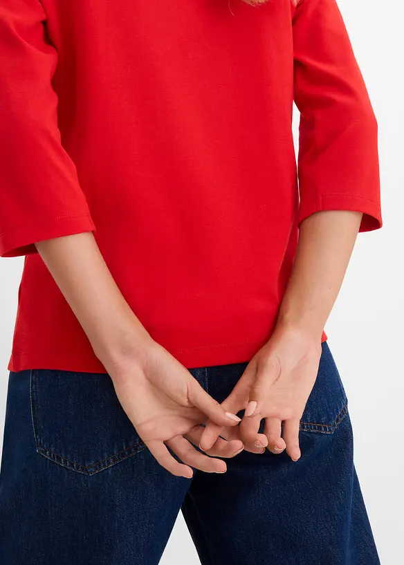 Topp i formstabil, 100% &oslash;kologisk bomull, bonprix