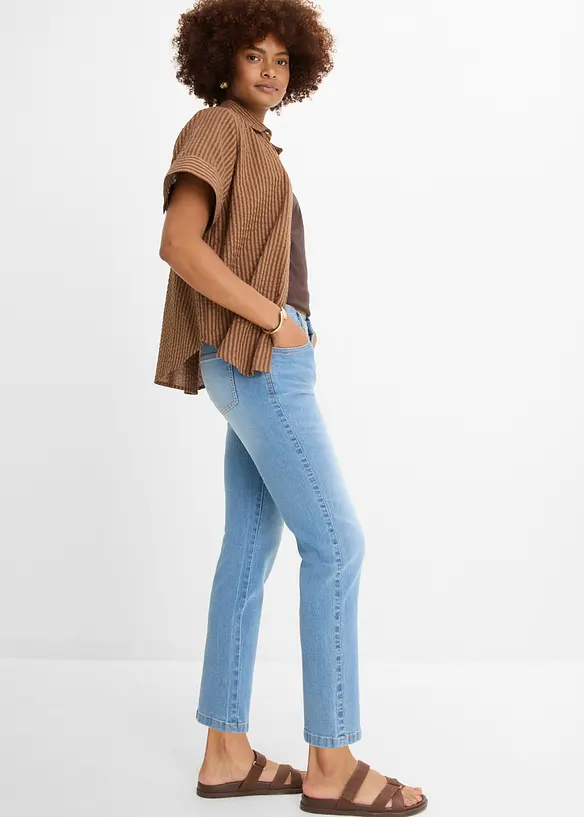 Straight-jeans Mid waist, cropped, bonprix